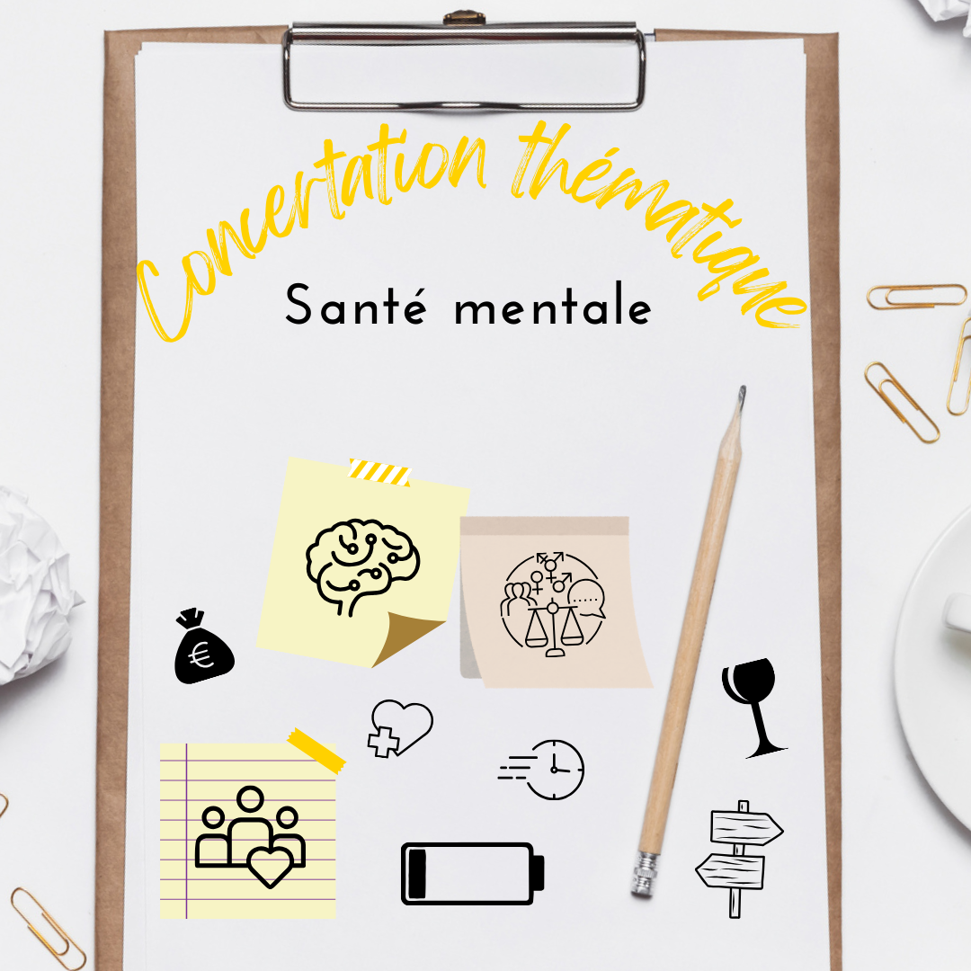 Un an de concertation en santé mentale